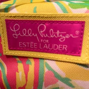 Lily Pulitzer / Estée Lauder signature print tote